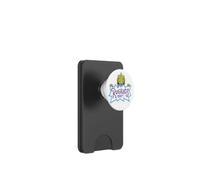 Logo Razmoket avec Reptar derrière PopSockets PopWallet pour MagSafe