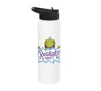 Logo Razmoket avec reptar derrière Stainless Steel Insulated Water Bottle