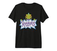 Logo Razmoket avec Reptar derrière T-Shirt Haut de Gamme