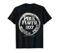 Logo rétro du World Tour Circle de Pink Floyd 1977 T-Shirt