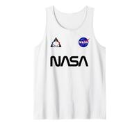 Logo rétro NASA Worm Artemis Meatball Artemis 1 Patch SLS Rocket Débardeur