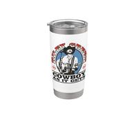 Logo Riley Green Cowboy As it Gets Gobelet isotherme en acier inoxydable double paroi