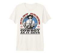 Logo Riley Green Cowboy As it Gets T-Shirt Haut de Gamme
