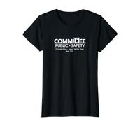 Logo Robespierre de la Révolution française de la Bastille T-Shirt Graphique avec Valeur, Femme, Noir, L