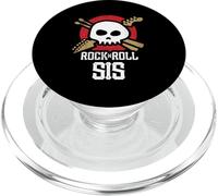 Logo Rock and Roll Sis Music Skull PopSockets PopGrip pour MagSafe