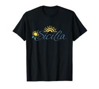 Logo Sicile, Soleil, Citron, Art sicilien T-Shirt