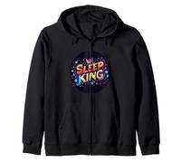 Logo Sleep King pour Les Amateurs de Sieste Sweat à Capuche