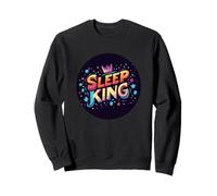 Logo Sleep King pour Les Amateurs de Sieste Sweatshirt