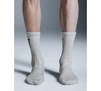 Logo Sock High 3P Grey Heather Gray 39 - 42.5