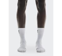 Logo Sock High 3P White White 39 - 42.5