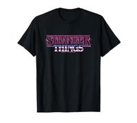 Logo Stranger Things rose vif T-Shirt