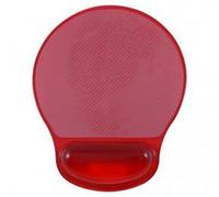 Logo Tapis de souris ergonomique, gel rouge insérer photo