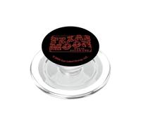 Logo Texan Rouge Lunaire de Sun Records x David Allan Coe PopSockets PopGrip pour MagSafe
