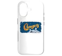 Logo textuel Classique rétro de Clangers on The Moon Coque pour iPhone 17