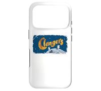 Logo textuel Classique rétro de Clangers on The Moon Coque pour iPhone 17 Pro