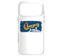 Logo textuel Classique rétro de Clangers on The Moon Coque pour iPhone 17 Pro Max