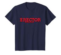 Logo textuel Rouge Meccano Erector pour Enfants T-Shirt