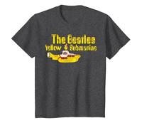 Logo The Beatles Yellow Submarine T-Shirt, Enfant, Chiné Foncé, 2 Ans