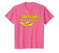 Logo The Beatles Yellow Submarine T-Shirt, Enfant, Rose Chiné, 2 Ans