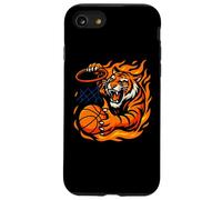 Logo Tiger Slam Dunk Flame de Basket-Ball Coque pour iPhone SE (2020) / 7/8