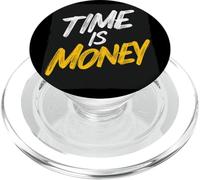 Logo Time is Money pour Adultes et Enfants PopSockets PopGrip pour MagSafe