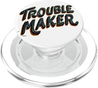 Logo Trouble Maker pour Adultes et Enfants PopSockets PopGrip pour MagSafe