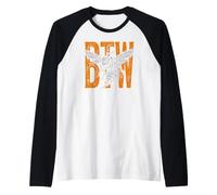 Logo Tulsa Booker T. Washington Grunge Hornet Manche Raglan
