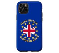 Logo Union Jack drôle Bleu, Jaune, Rouge Coque pour iPhone 11 Pro
