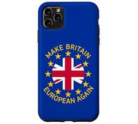 Logo Union Jack drôle Bleu, Jaune, Rouge Coque pour iPhone 11 Pro Max