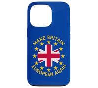 Logo Union Jack drôle Bleu, Jaune, Rouge Coque pour iPhone 13 Pro