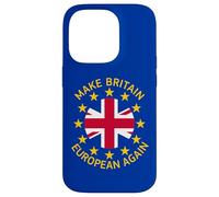 Logo Union Jack drôle Bleu, Jaune, Rouge Coque pour iPhone 14 Pro