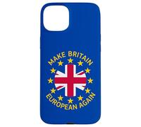 Logo Union Jack drôle Bleu, Jaune, Rouge Coque pour iPhone 15 Plus