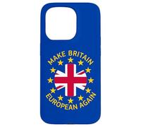 Logo Union Jack drôle Bleu, Jaune, Rouge Coque pour iPhone 15 Pro