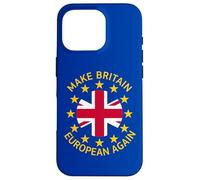 Logo Union Jack drôle Bleu, Jaune, Rouge Coque pour iPhone 16 Pro