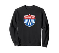 Logo UWG Wolves Go West Shield de l'Université de Géorgie Occidentale Sweatshirt