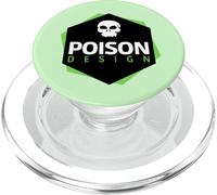 Logo Vert de Poche négative Poison Design PopSockets PopGrip pour MagSafe