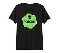 Logo Vert Poison T-Shirt Haut de Gamme