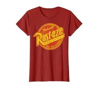 Logo vintage délavé Rusteze de Disney Pixar Cars T-Shirt, Femme, Canneberge, M