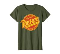 Logo vintage délavé Rusteze de Disney Pixar Cars T-Shirt, Femme, Olive, XXL