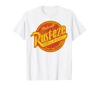 Logo vintage délavé Rusteze de Disney Pixar Cars T-Shirt, Homme, Blanc, 6XL