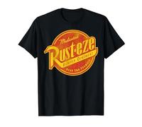 Logo vintage délavé Rusteze de Disney Pixar Cars T-Shirt, Homme, Noir, 4XL