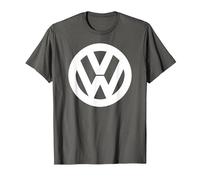 Logo Volkswagen Classique Blanc VW T-Shirt, Homme, Asphalte, L