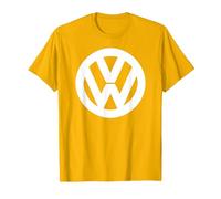 Logo Volkswagen Classique Blanc VW T-Shirt, Homme, Doré Vif, L