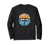 Logo Wave Street Surf Shop Beach Vibe Manche Longue