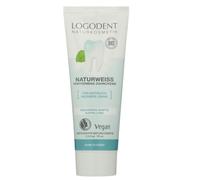 LOGODENT Naturweiss Toothpaste 75ml - Dentifrice naturel pour un sourire éclatant et sain. Pour des dents d'une blancheur éclatante sans additifs chimiques.