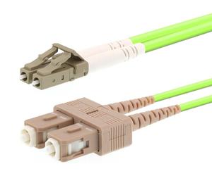 LOGON PROFESSIONAL AL5LCSC005I/5I câble InfiniBand et à fibres optiques 0,5 m LC SC Vert clair