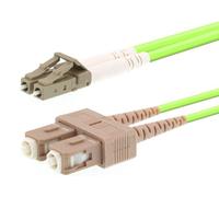 LOGON PROFESSIONAL AL5LCSC005I/5I Fibre Multimode OM5 50/125 LC/SC 0.5 m Câble Patch pour Réseaux 40G/100G/400G Ethernet