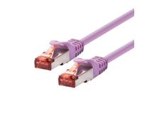 LOGON PROFESSIONAL Câble de brassage réseau RJ45 RJ45 CAT6 F/UTP blindé 5 mètres violet