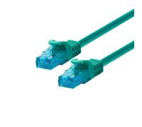 LOGON PROFESSIONAL Cable Réseau RJ45 10m CAT5E U/UTP Vert - Câble de Brassage Ethernet Non Blindé