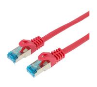 LOGON PROFESSIONAL Câble RJ45 patch CAT5E 30 m SF/UTP, blindé, contacts dorés, gaine PVC magenta